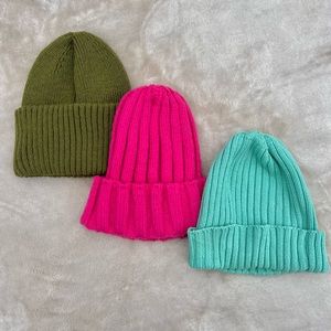 Colorful Beanies (Lot of 2)